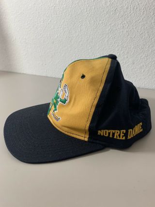 Vintage Notre Dame Fighting Irish Snapback Starter Hat 2