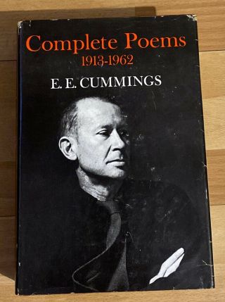 Vintage Poetry Book - Complete Poems 1913 - 1962 By E.  E.  Cummings,  Hb,  W/dj,  1st Ed