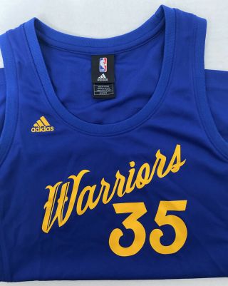 Adidas NBA 4 her KEVIN DURANT 35 GOLDEN STATE WARRIORS JERSEY SIZE M 2