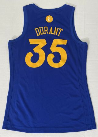 Adidas NBA 4 her KEVIN DURANT 35 GOLDEN STATE WARRIORS JERSEY SIZE M 3
