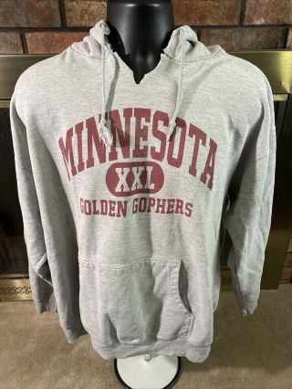 Vintage Minnesota Golden Gophers Ncaa Hooded Hoodie Sweatshirt Mens Size Xxl