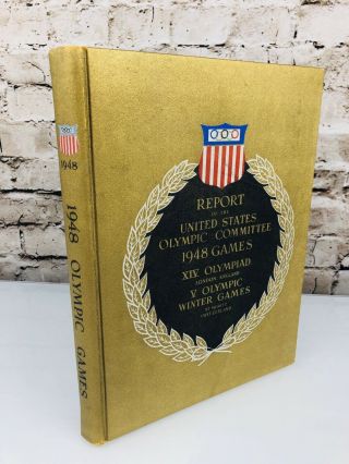 Olympics Games London 1948 Report Of The Us Olympic Committee Hc Illustrated
