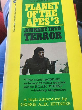 Planet Of The Apes 3 Journey Into Terror Award Books 1975