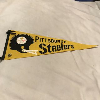 Vintage Pittsburgh Steelers Nfl Full Size Pennant