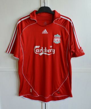 Fc Liverpool England 2006/2007/2008 Home Football Shirt Jersey Adidas Size (xl)