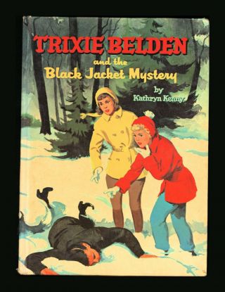 Trixie Belden & The Black Jacket Mystery (1961) Hardcover Book By Kathryn Kenny