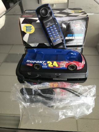 Jeff Gordon Nascar Officially Licensed Talking Corded Phone Racing Sounds