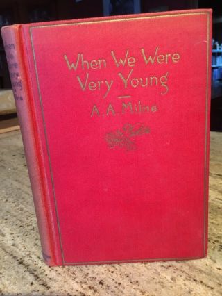 When We Were Very Young By A.  A.  Milne 1925 16th Edition Illustrated Hc