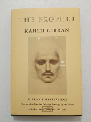 The Prophet - Kahlil Gibran Hc Dj Knopf Drawings By The Author Vg