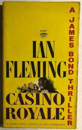 James Bond 007 Casino Royale By Ian Fleming (1963) Signet Paperback