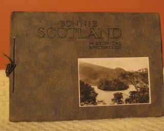 Bonnie Scotland Photogravure Book.  Ca 1915.