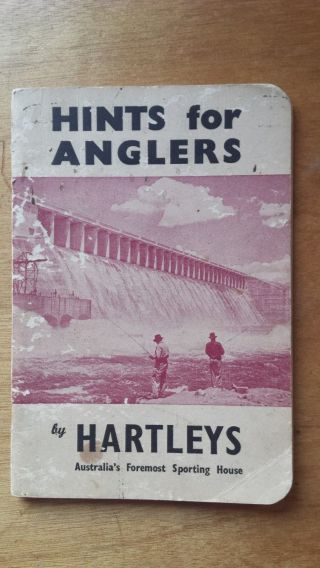 Hartley’s Hints For Anglers – Maroon 1961 Sc