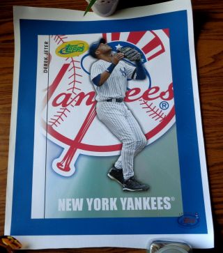 Derek Jeter 2008 Etopps Classic 16x20 Canvas Print York Yankees 1 Of 25