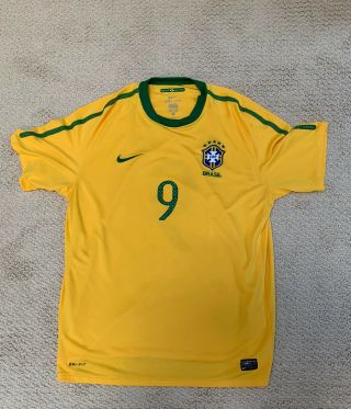 Nike Dri Fit Ronaldo Brasil Brazil Jersey 9 Xl