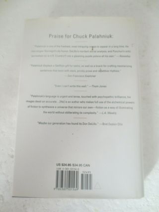 Chuck Palahniuk Choke.  Signed First Edition 2001 Hardcover & Dustjacket 3