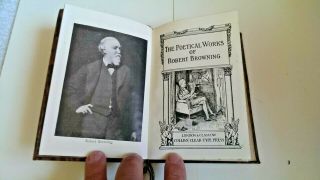 The Poetical Of Robert Browning Leather Bound Small Book 3