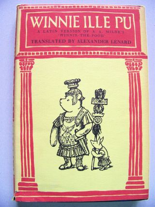 1960 1st Ed.  Winnie Ille Pu By A.  A.  Milnei (winnie - The - Pooh In Latin) W/dj