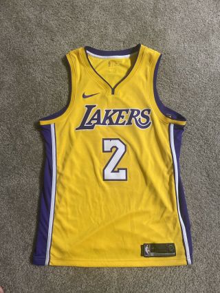 Lonzo Ball Los Angeles Lakers Nike Swingman Jersey Size 48 Large Nwt