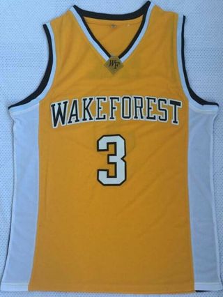 Chris Paul Jersey 3 Wake Forest Demon Deacons University Sewn Baketball Jersey