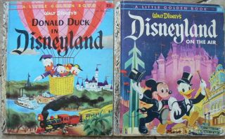 2 Vintage Little Golden Books Walt Disney 
