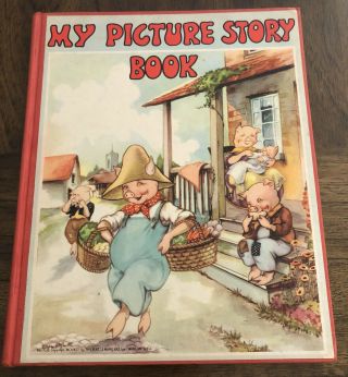 Old Book My Picture Story Book Edited By Watty Piper 1941gc