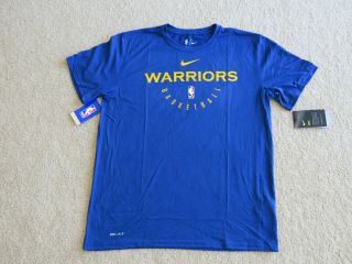 Nike Authentic Nba Golden State Warriors Fitness Essential T Men L Sweet