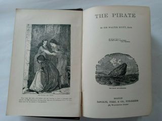 The Pirate Sir Walter Scott Waverly Novels 1880 3