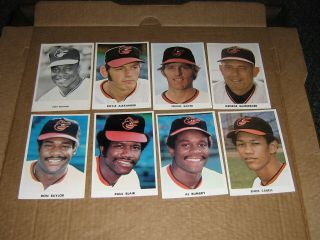 Baltimore Orioles Team Issue Pc Size Photos - Select Any Five From Large List