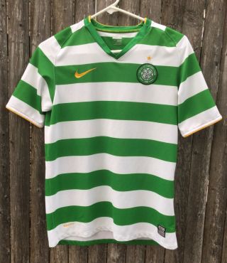 Authentic Nike Celtic Football Club Soccer Jersey Youth Xl Nike Dry - Fit Euc