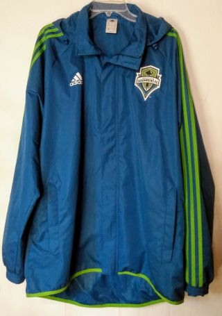 Seattle Sounders Fc Lightweight Windbreaker Jacket Adidas Xbox Men 