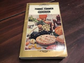 The All Fannie Farmer Boston Cooking School Cookbook Tenth Edition,  Pb 1968