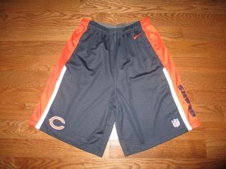 Mens Chicago Bears Nike Dri Fit On Field Apparel Training Shorts Sz.  L
