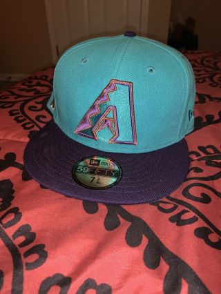 Mlb Arizona Diamondbacks 1998 Inaugural Season Side Patch Fitted Era Hat