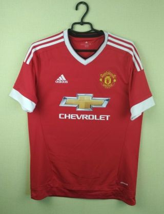 Manchester United Jersey Shirt 2015/2016 Home Adidas Soccer Football Size M