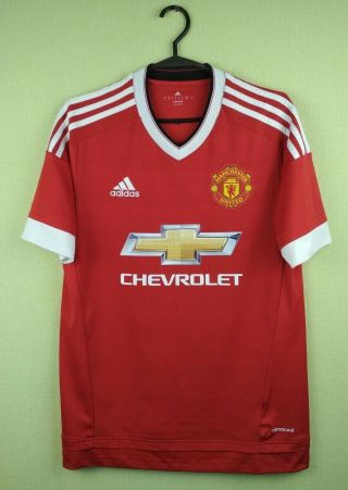 Manchester United Jersey Shirt 2015/2016 Home Adidas Soccer Football Size S