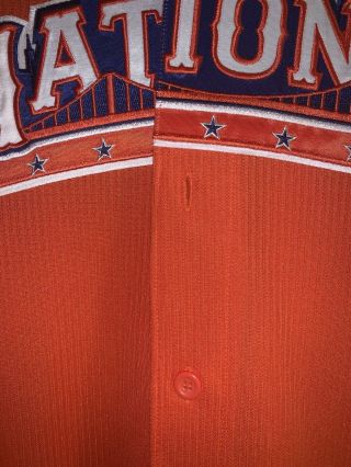 MLB 2013 All Star Game National League Orange Jersey Size Adult 48 2