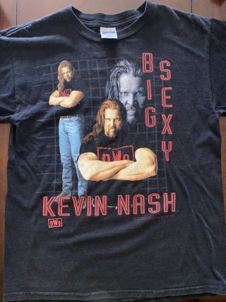 “big Sexy” Kevin Nash 1998 Wcw Nwo T - Shirt Large