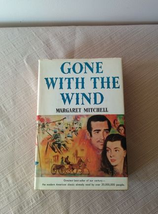 Vintage 1964 Gone With The Wind By Margaret Mitchell Hardcover Vgc