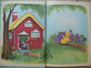 Vintage Rand McNally Jr Elf Book (Sturdy - Bound) BUTTERBALL THE LITTLE CHICK 3