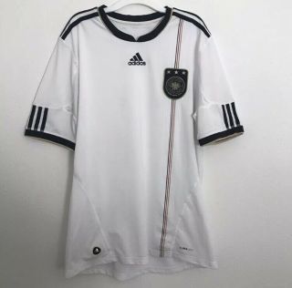 Adidas Germany 2010 - 11 World Cup Home Soccer Jersey White Size Large Fussball