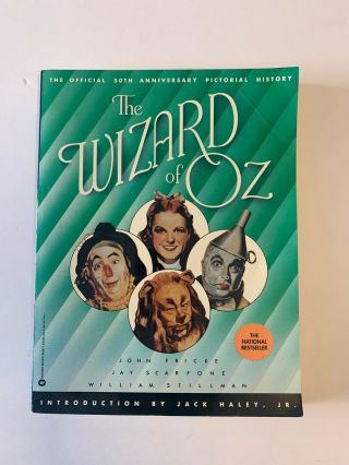 Vintage 1991 Official 50th Anniversary Pictorial History Book The Wizard Of Oz