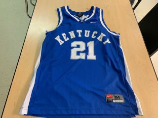 Uk Kentucky Wildcats Mens Basketball Jersey By Nike Size Medium