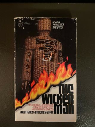 The Wicker Man.  Novel By Robin Hardy And Anthony Shaffer.  1st Us Paperback