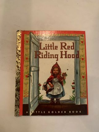 1948 Little Red Riding Hood By Elizabeth Orton Jones Little Golden Book