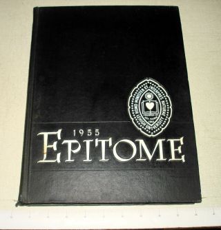 1955 Epitome Lehigh University Bethlehem Pa Yearbook Hb