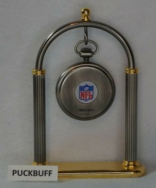 DALLAS COWBOYS STAR - Hanging Pocket Watch - NFL - Includes Stand 2