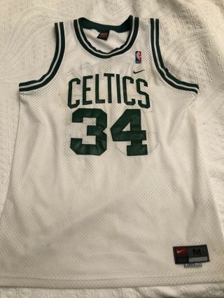 Vintage Nike Paul Pierce Boston Celtics Basketball Jersey Medium Stitched Home
