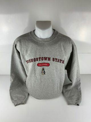 Vintage Youngstown State University Crewneck Sweatshirt Size Large Usa Alumni