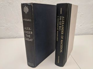 Book Alexander The Great Frank Weigall 1933,  Of Macedon Peter Green Hc Hardcover