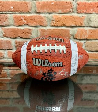 2000s Montreal Alouettes Team - Signed Cfl Football (40,  Autos)
